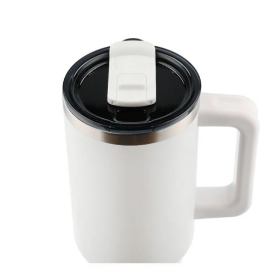 Eco 40oz Recycled Travel Tumbler with Straw